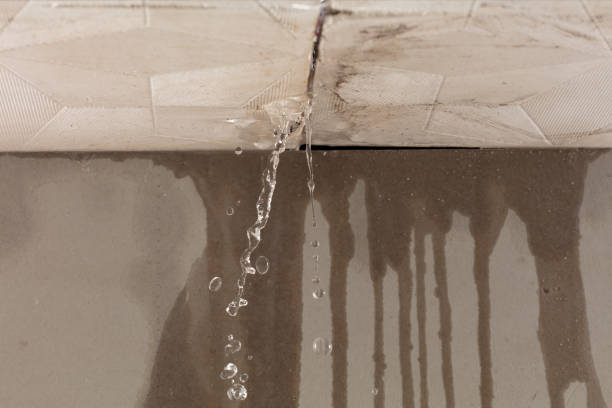 Professional Burst Pipe Cleanup technician working in Peabody, KS